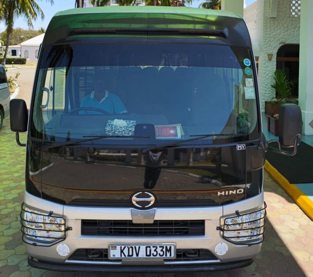 Hiring of a Coaster Bus in Mombasa Kenya (H