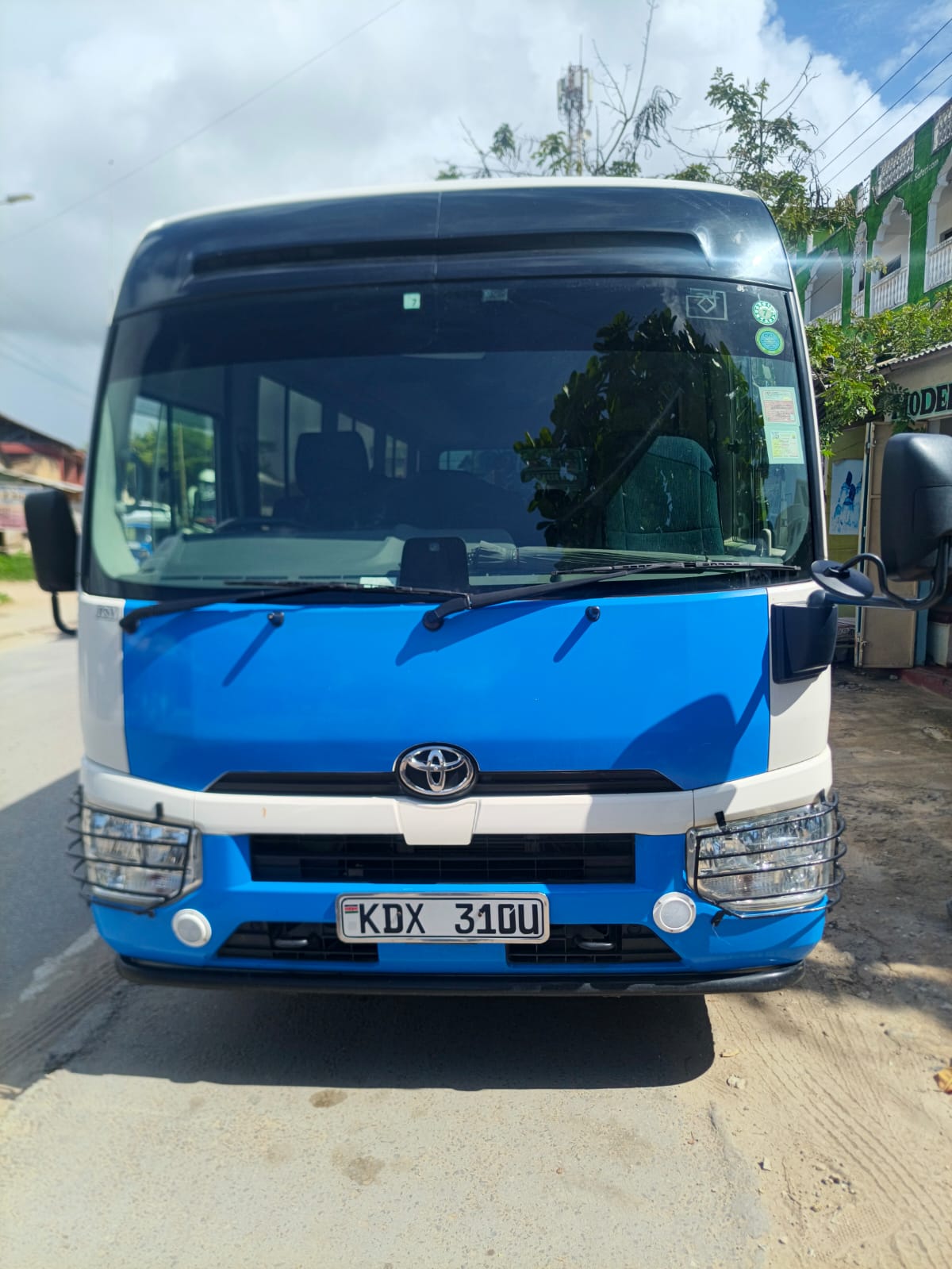Hiring of a Coaster Bus in Mombasa Kenya