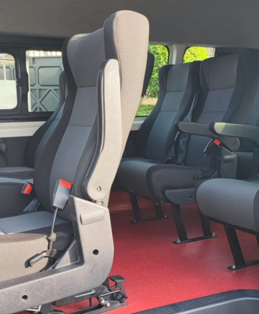 Interior of the Vans